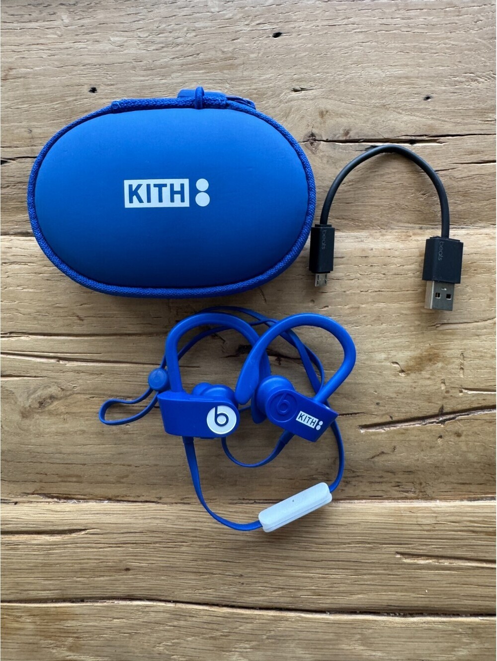 KITH x colette x Beats by Dre Powerbeats 2 Headphones Blue